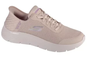 Skechers Slip-Ins: GO WALK Flex - Grand Entry 124836-OFWT, Damskie, Beżowe, buty sneakers, tkanina, rozmiar: 37