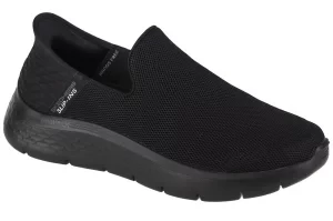 Skechers Slip-Ins: Go Walk Flex - No Hands 216491-BBK, Męskie, Czarne, buty sneakers, tkanina, rozmiar: 41