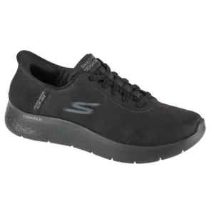 Skechers Slip-Ins: GO Walk Flex - Smooth Motion 216326-BBK, Męskie, Czarne, buty sneakers, tkanina, rozmiar: 42