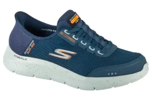 Skechers Slip-Ins: Go Walk Flex - Waterproof 216330-NVY, Męskie, Granatowe, buty do biegania, tkanina, rozmiar: 42,5