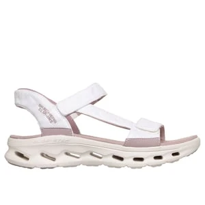 Skechers Slip-ins: GO WALK Glide-Step 2.0 SandaÅ‚y -Cozy Fit Jada - Bialy/Rozowy