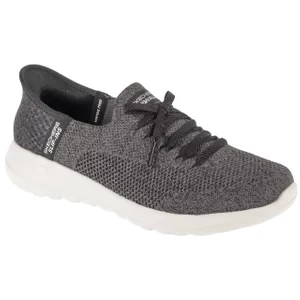 Skechers Slip-Ins: Go Walk Joy - Abby 124649-BLK, Damskie, Czarne, buty sneakers, tkanina, rozmiar: 35