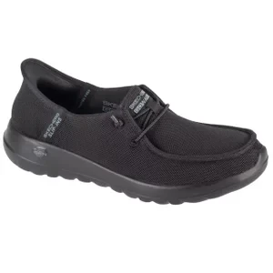 Skechers Slip-Ins Go Walk Joy - Idalis 124647-BBK, Damskie, Czarne, buty sneakers, tkanina, rozmiar: 36