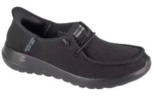 Skechers Slip-Ins Go Walk Joy - Idalis 124647-BBK, Damskie, Czarne, buty sneakers, tkanina, rozmiar: 36