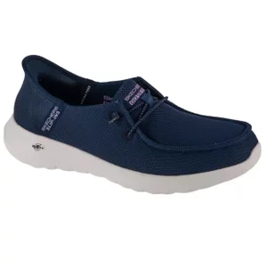 Skechers Slip-Ins Go Walk Joy - Idalis 124647-NVLV, Damskie, Granatowe, buty sneakers, tkanina, rozmiar: 36