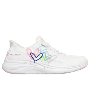 Skechers Slip-ins JGoldcrown: Contour Foam - Cozy FitTimeless Heart - Biały/Wielokolorowy