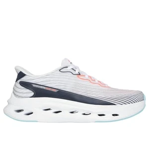 Skechers Slip-ins: Max Cushioning Glide-Step - Sapphire - Biały/Wielokolorowy