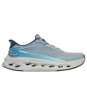 Skechers Slip-ins: Max Cushioning Glide-Step - Sapphire - Szary/Niebieski