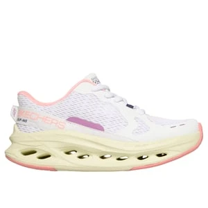 Skechers Slip-ins: Max Cushioning Glide-Step - Smooth Soles - Bialy/Rozowy