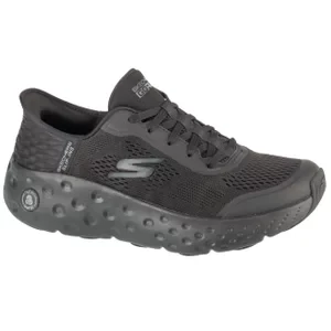 Skechers Slip-Ins: Max Cushioning - Hyper Craze 220701-BBK, Męskie, Czarne, buty do biegania, tkanina, rozmiar: 41