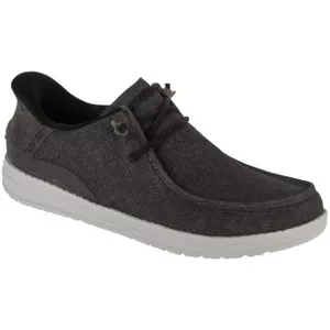 Skechers Slip-Ins: Melson - Coronado 210959-BKGY, Męskie, Szare, buty sneakers, tkanina, rozmiar: 42
