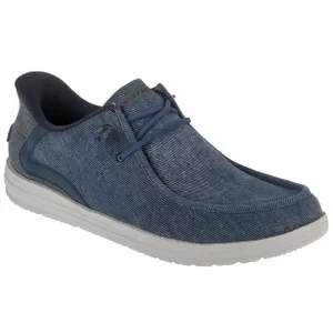 Skechers Slip-Ins: Melson - Coronado 210959-DEN, Męskie, Granatowe, buty sneakers, tkanina, rozmiar: 41