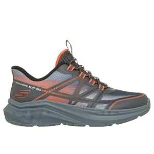 Skechers Slip-ins: Microspec Velocity - Grid-Shift - Grafitowy/Pomaranczowy