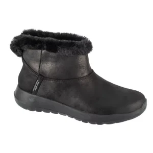 Skechers Slip-Ins: On-The-Go - Cozy Dream 144800-BBK, Damskie, Czarne, buty sneakers, tkanina, rozmiar: 36