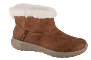 Skechers Slip-Ins: On-The-Go - Cozy Dream 144800-CSNT, Damskie, Brązowe, buty sneakers, tkanina, rozmiar: 36