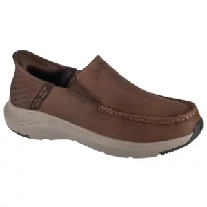 Skechers Slip-Ins Parson - Oswin 204866-COC, Męskie, Brązowe, półbuty, skóra naturalna, rozmiar: 41