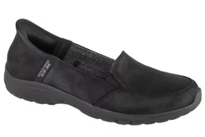 Skechers Slip-Ins: Reggae Fest 2.0 - Classically 158699-BBK, Damskie, Czarne, buty sneakers, skóra syntetyczna, rozmiar: 38