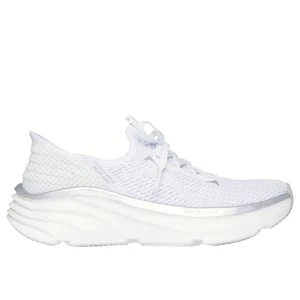 Skechers Slip-ins Relaxed Fit: D'Lux Vapor - Evening Glowing - Bialy/Srebrny