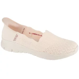 Skechers Slip-ins: Seager - Believe It 158980-OFWT, Damskie, Beżowe, buty sneakers, tkanina, rozmiar: 35,5