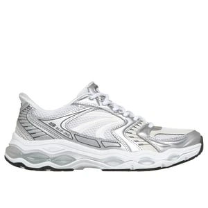Skechers Slip-ins: Skech-Gel - Retro Pulse - Bialy/Czarny/Srebrny