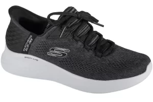 Skechers Slip-Ins: Skech-Lite Pro - Natural Beauty 150012-BKW, Damskie, Czarne, buty sneakers, tkanina, rozmiar: 36