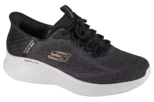 Skechers Slip-Ins: Skech-Lite Pro - Primebase 232466-BKGY, Męskie, Czarne, buty sneakers, tkanina, rozmiar: 41