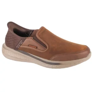 Zdjęcie produktu Skechers Slip-Ins: Slade 205237-CDB, Męskie, Brązowe, buty sneakers, skóra licowa, rozmiar: 41,5