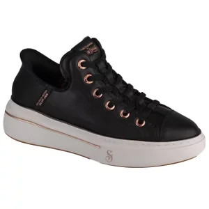 Skechers Slip-Ins: Snoop One - OG Leather 186001-BLK, Damskie, Czarne, buty sneakers, skóra naturalna, rozmiar: 36