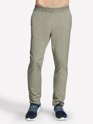 Skechers Slip-ins Spodnie Downtown Classic - Oliwkowy/Szary