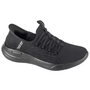 Skechers Slip-ins: Sport - Ballet Chic 150353-BBK, Damskie, Czarne, buty sneakers, tkanina, rozmiar: 35