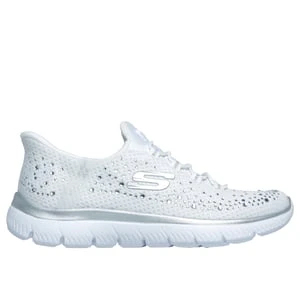 Skechers Slip-ins: Summits - Brilliant Shine - Bialy/Srebrny