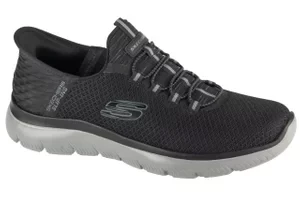 Skechers Slip-Ins Summits - High Range 232457-BKCC, Męskie, Czarne, buty sneakers, tkanina, rozmiar: 41