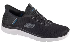 Skechers Slip-Ins Summits - High Range 232457-BLK, Męskie, Czarne, buty sneakers, tkanina, rozmiar: 46