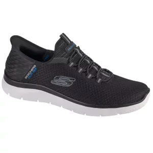 Skechers Slip-Ins Summits - High Range 232457-BLK, Męskie, Czarne, buty sneakers, tkanina, rozmiar: 41