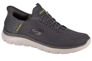 Skechers Slip-Ins Summits - High Range 232457-CHAR, Męskie, Szare, buty sneakers, tkanina, rozmiar: 41