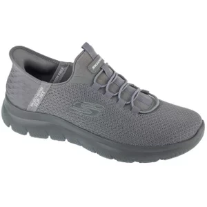 Skechers Slip-Ins Summits - High Range 232457-GRY, Męskie, Szare, buty sneakers, tkanina, rozmiar: 41