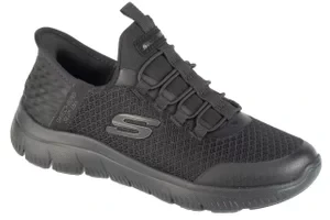 Skechers Slip-Ins: Summits - High Range 403833L-BBK, Dla chłopca, Czarne, buty sneakers, tkanina, rozmiar: 30