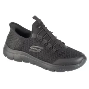 Skechers Slip-Ins: Summits - High Range 403833L-BBK, Dla chłopca, Czarne, buty sneakers, tkanina, rozmiar: 30