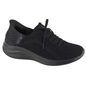 Skechers Slip-Ins Ultra Flex 3.0 - Brilliant 149710-BBK, Damskie, Czarne, buty sneakers, tkanina, rozmiar: 35