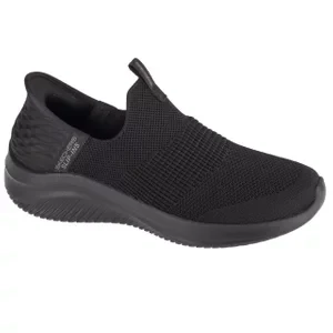 Skechers Slip-Ins: Ultra Flex 3.0 - Cozy Streak 149708-BBK, Damskie, Czarne, buty sneakers, tkanina, rozmiar: 36