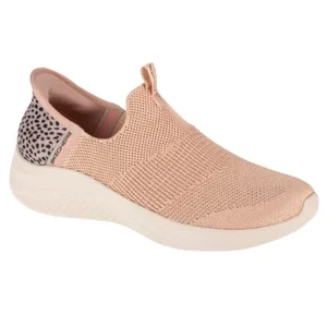 Skechers Slip-Ins Ultra Flex 3.0 - New Energy 150182-TNBK, Damskie, Beżowe, buty sneakers, tkanina, rozmiar: 35,5