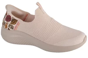 Skechers Slip-Ins Ultra Flex 3.0 New Wings 150168-NTMT, Damskie, Białe, buty sneakers, tkanina, rozmiar: 36