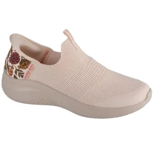 Skechers Slip-Ins Ultra Flex 3.0 New Wings 150168-NTMT, Damskie, Białe, buty sneakers, tkanina, rozmiar: 37