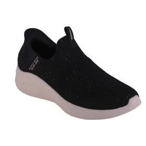 Skechers Slip-Ins Ultra Flex 3.0-Shiny Night 149594-BKRG, Damskie, Czarne, buty sneakers, tkanina, rozmiar: 36