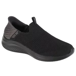 Skechers Slip-Ins Ultra Flex 3.0 Smooth Step 149709-BBK, Damskie, Czarne, buty sneakers, tkanina, rozmiar: 35