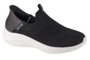 Skechers Slip-Ins Ultra Flex 3.0 Smooth Step 149709-BLK, Damskie, Czarne, buty sneakers, tkanina, rozmiar: 35,5