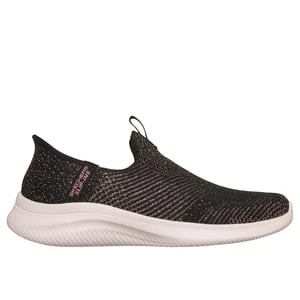 Skechers Slip-ins: Ultra Flex 4.0 - Midnight Sparkle - Czarny/Rozowe Zloto