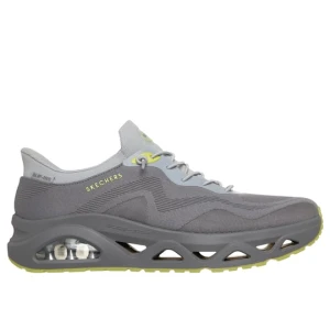 Skechers Slip-ins: UNO Glide-Step - Air Gliders - Szary / Limonkowy beżowy