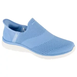 Skechers Slip-ins: Virtue - Sleek 104425-PERI, Damskie, Niebieskie, buty sneakers, tkanina, rozmiar: 36
