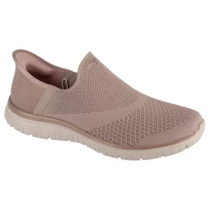 Skechers Slip-ins: Virtue - Sleek 104425-TPE, Damskie, Szare, buty sneakers, tkanina, rozmiar: 36